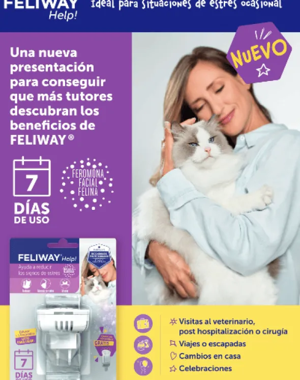 Feliway HELP gatos tranquilos 7 días difusor+recambio