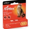 Fiprex gatos pipetas antiparasitarias FIPRONILO 1 pipeta