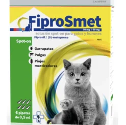 FIPROSMET pipetas gatos y hurones 6 pip
