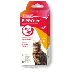 Fiprotec Spot on pipetas antiparasitarias gatos