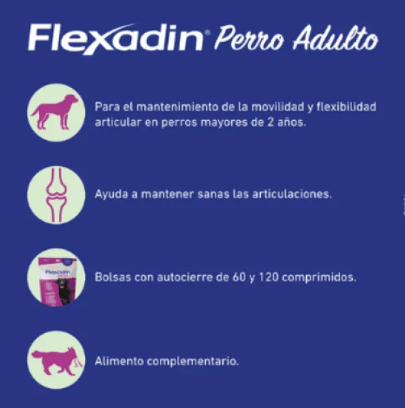 Flexadin perros ADULTOS articulaciones comprimidos masticables