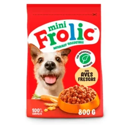 Frolic pienso SEMIHÚMEDO Aves perros razas pequeñas 800 g