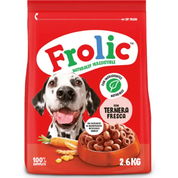 Frolic pienso SEMIHÚMEDO Buey perros adultos