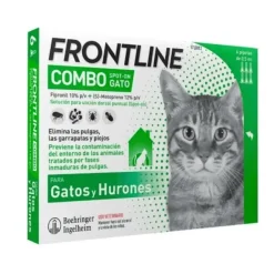 Frontline Combo Gatos antiparasitario externo pipetas