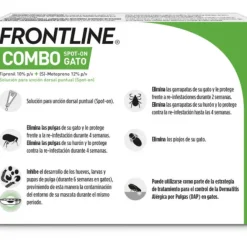 Frontline Combo Gatos antiparasitario externo pipetas