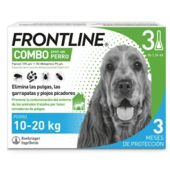 Frontline Combo 10-20KG antiparasitario externo en pipetas para perros