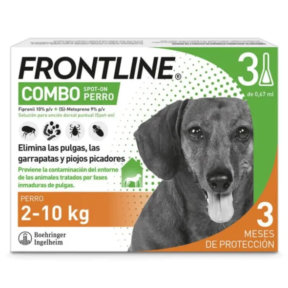 Frontline Combo 2-10KG antip. externo perros