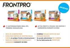 FRONTPRO contra Pulgas Y Garrapatas Perros 3 comprimidos