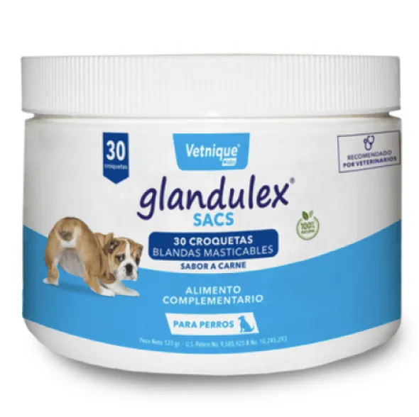Glandulex Sacs Croquetas Glándulas anales perros