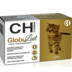 GlobuLait lactancia gatitos leche en polvo con inmunoglobulina 3×70 g