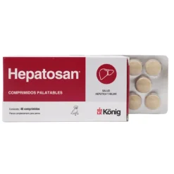 Hepatosán protector hepático perros 40 comprimidos