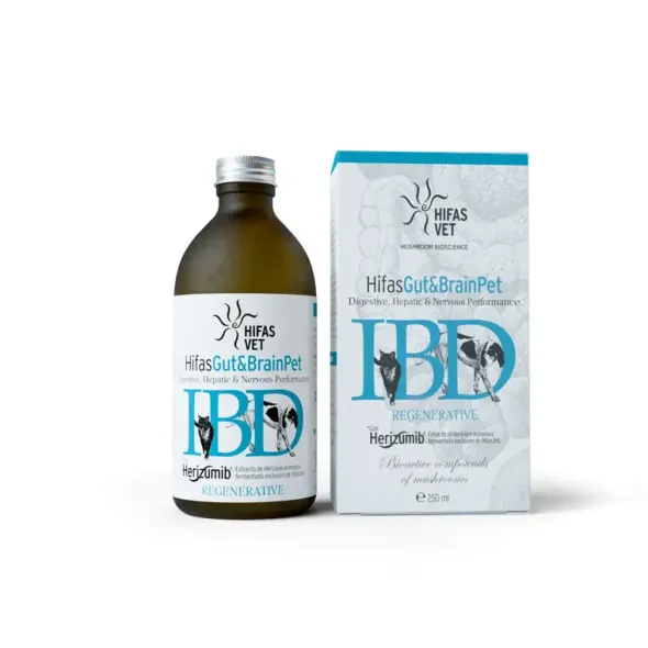 Hifas GUT Y BRAIN Pet digestivo, hepático y sistema nervioso perros gatos 250 ml