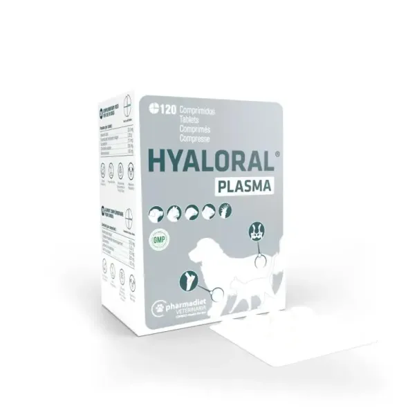 Hyaloral plasma articulaciones perros gatos comprimidos