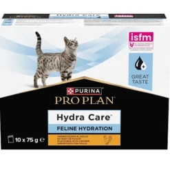 HYDRA CARE Pollo hidratación en suplemento gatos 10x75g