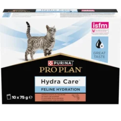 HYDRA CARE Salmón hidratación en suplemento gatos 10x75g