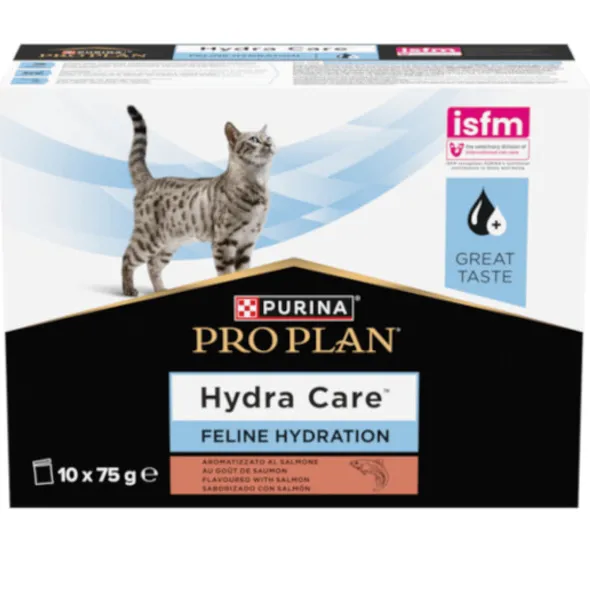 HYDRA CARE Salmón hidratación en suplemento gatos 10x75g