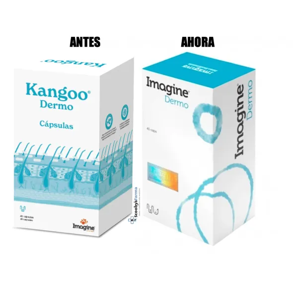 Imagine Kangoo DERMO ácidos grasos y probióticos perros 40 cápsulas