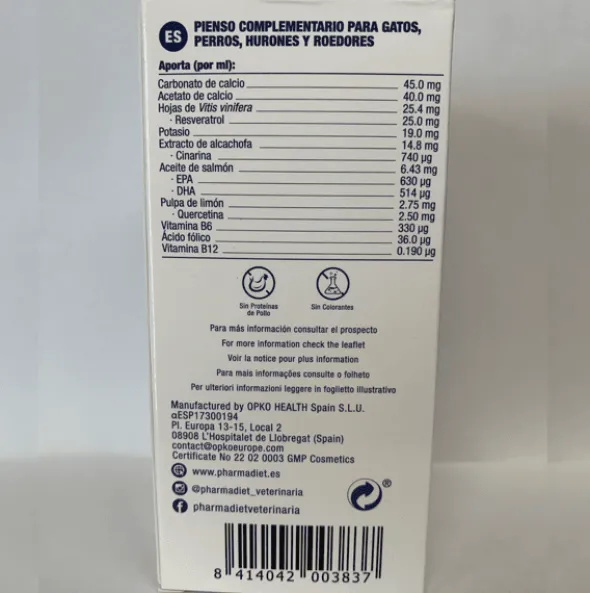 IRC VET gel insuficiencia renal crónica en perros y gatos 50 ml