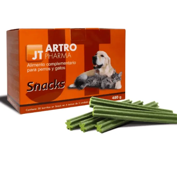JT Artro Pharma SNACKS cuidado articular perros gatos 30×16 g