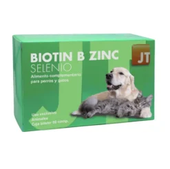 JT Biotin B Zinc Selenio 60 comp perros gatos