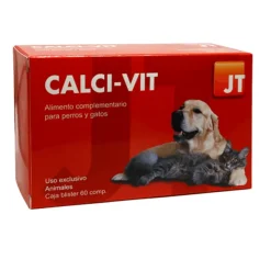 JT Calci Vit calcio 60 comp perros gatos