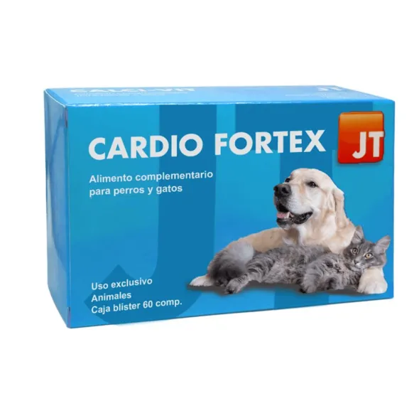 JT Cardio Fortex 60 comp perros gatos