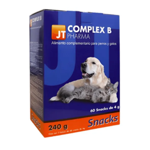 JT Complex B SNACKS perros gatos 60x4g