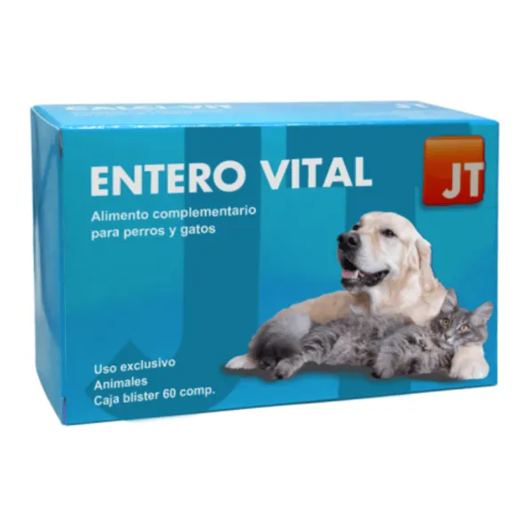 JT ENTEROVITAL diarreas 60 comp perros gatos