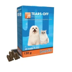 JT TEARS OFF Snacks Obstrucción lagrimales perros gatos 60×2 g