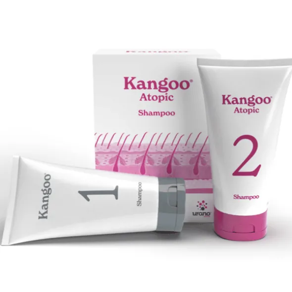Kangoo ATOPIC piel sensible champú perros gatos 2×150 ml