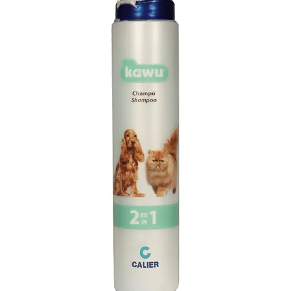 Kawu Champú 2 en 1 desenredante 250ml perros gatos