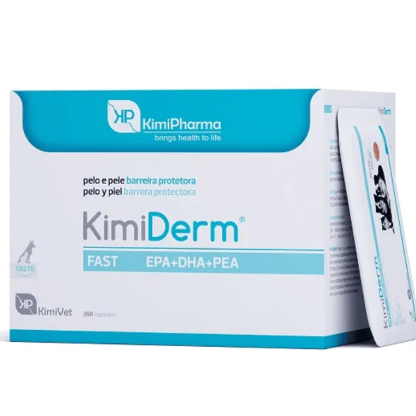 KimiDerm FAST ácidos grasos perros gatos 360 cápsulas