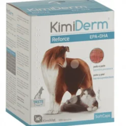 KimiDerm Reforce dermatosis alopecias perros gatos cápsulas