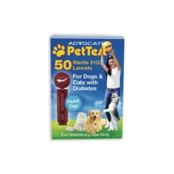 Lancetas Advocate PetTest | 50 Lancetas glucómetro perros y gatos