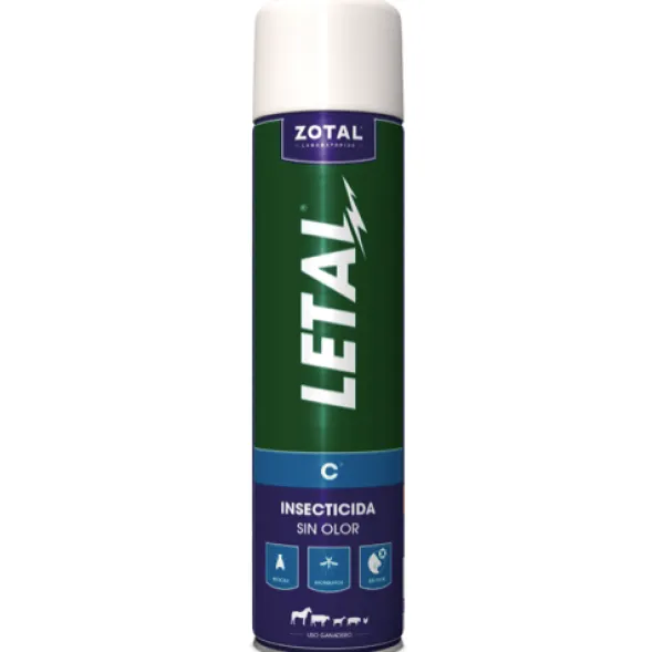 Letal Laca insecticida aerosol superficies 400 ml