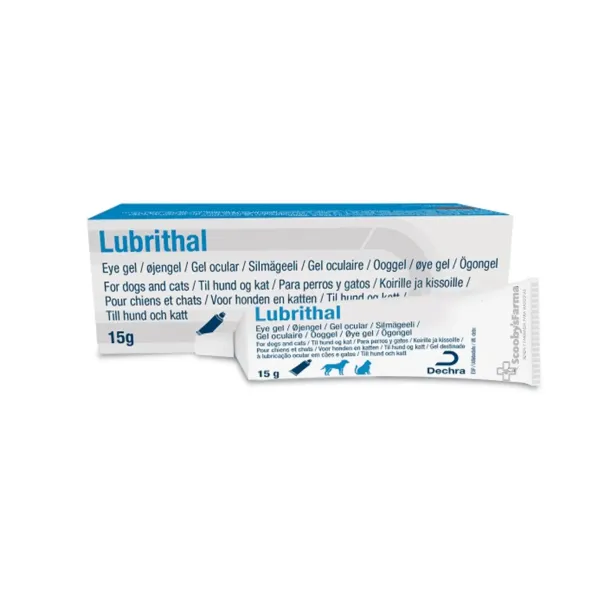 LUBRITHAL gel ocular perros y gatos 15 g