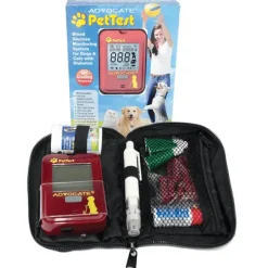 Medidor glucosa perros y gatos Glucómetro Advocate PetTest | Control diabetes mascotas