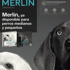 MERLIN Collar 2×65 cm Deltametrina Perros