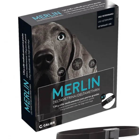 MERLIN Collar 2×65 cm Deltametrina Perros