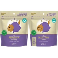 Multiva Calming Cats Veggie Chews Veganos para gatos
