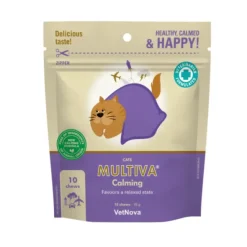 Multiva Calming Cats Veggie Chews Veganos para gatos