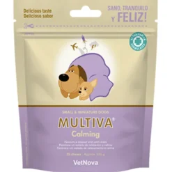 Multiva Calming perros pequeños Calmante perros 25 chews
