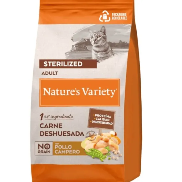 Nature´s Variety No Grain Pollo gatos esterilizados
