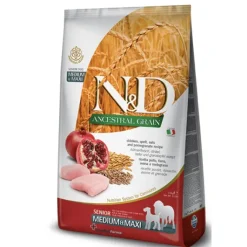 ND Ancestral MediumMaxi SENIOR Pollo Granada perros medianos y grandes