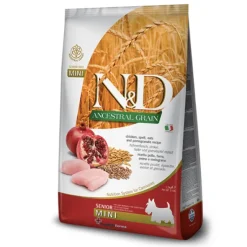 ND Ancestral SENIOR Mini Pollo Granada perros mini adultos 2,5 kg