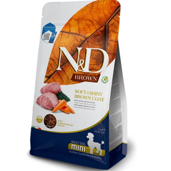 ND Brown Dog Cordero, Spirulina y Zanahoria perros adultos