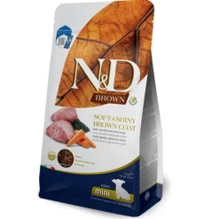 ND Brown puppy mini Cordero, Spirulina y Zanahoria 1,5 kg