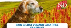 ND dog quinoa lata VENADO skin coat perros 6×285 g