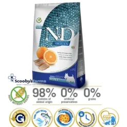 ND Ocean Arenque Naranja perros adultos mini