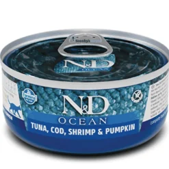 ND Ocean atún bacalao gambas calabaza gatos adultos